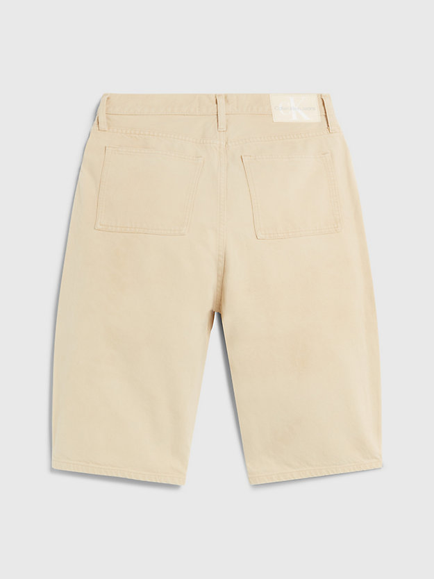 angora bermuda-shorts aus denim für damen - calvin klein jeans