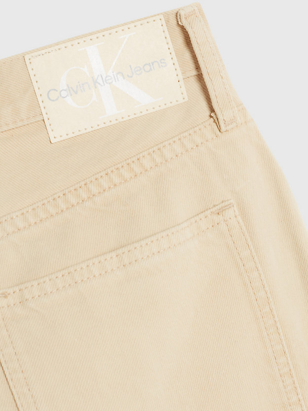 angora denim bermuda korte broek voor dames - calvin klein jeans