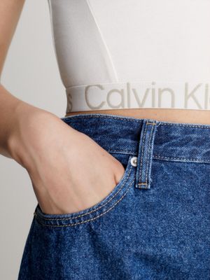 Slim Cropped Logo Tape | T-shirt Klein® Calvin J20J222189YBI