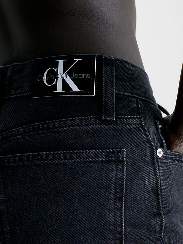 black mom jeans voor dames - calvin klein jeans