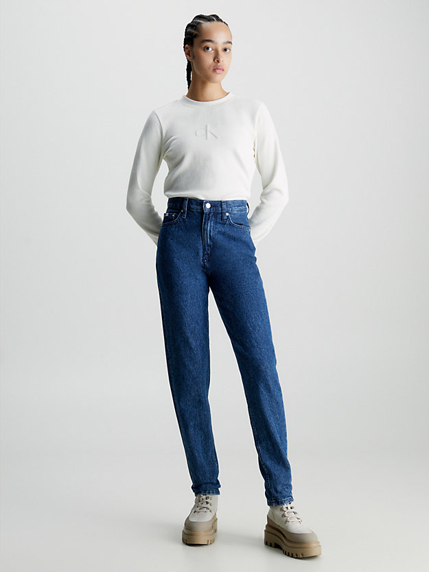 denim medium jeansy mom dla kobiety - calvin klein jeans