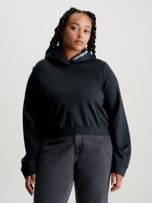 Calvin klein women's store cropped hoodie