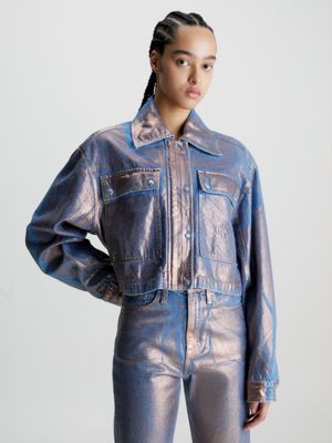 Veste jean calvin klein femme hot sale