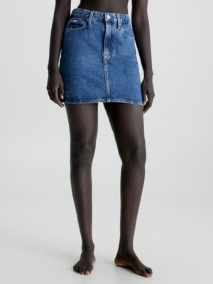 High Rise Denim Mini Skirt Calvin Klein J20J2222041A4