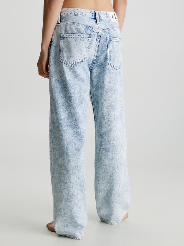 denim light jeansy straight w stylu lat 90. dla kobiety - calvin klein jeans