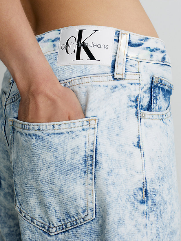 jean straight 90's denim light pour femmes calvin klein jeans