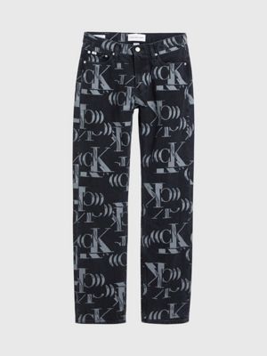 Calvin klein hot sale print jeans