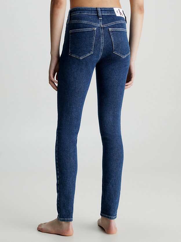 jean skinny taille haute denim medium pour femmes calvin klein jeans