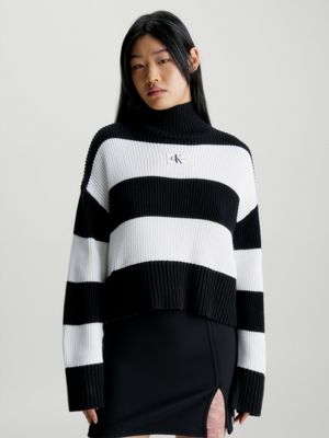 Calvin klein white jumper on sale womens