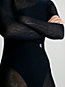 ck black transparentes bodycon-maxi-kleid aus rippstrick für damen - calvin klein jeans