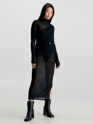 Long Sleeve Bodycon Dresses  Inc Black, Long Sleeve, Maxi – Femme