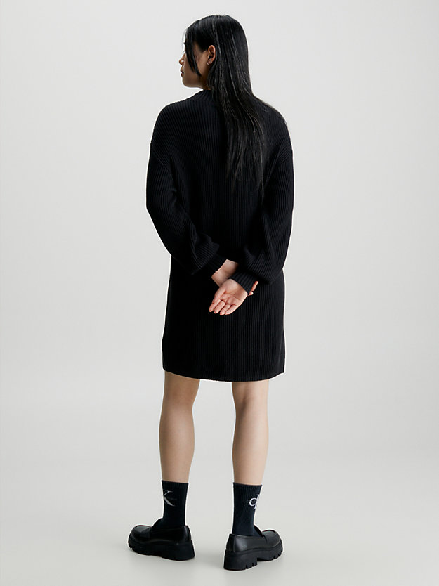 ck black monogram jumper dress for women calvin klein jeans