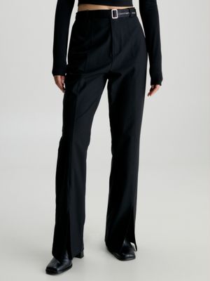 Calvin klein black best sale trousers