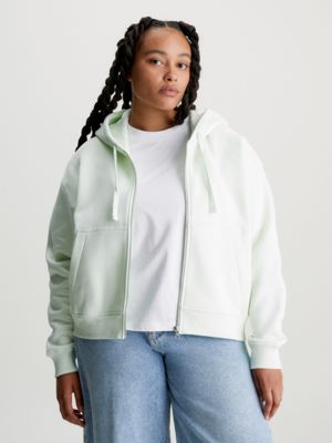 Calvin klein outlet women's zip hoodie