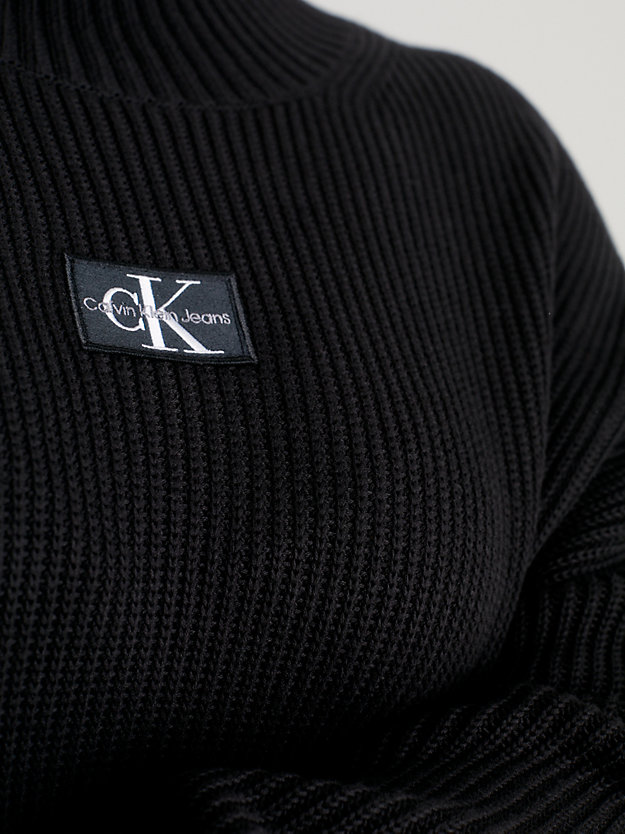ck black plus size cotton jumper dress for women calvin klein jeans