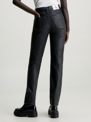 Slim Leg Coated Jeans