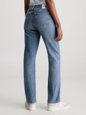 Low Rise Straight Jeans Calvin Klein®