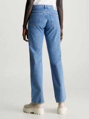 Low Rise Straight Jeans Calvin Klein®