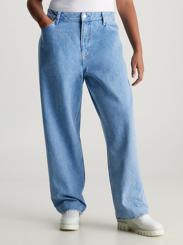 90's straight jeans denim da donna calvin klein jeans