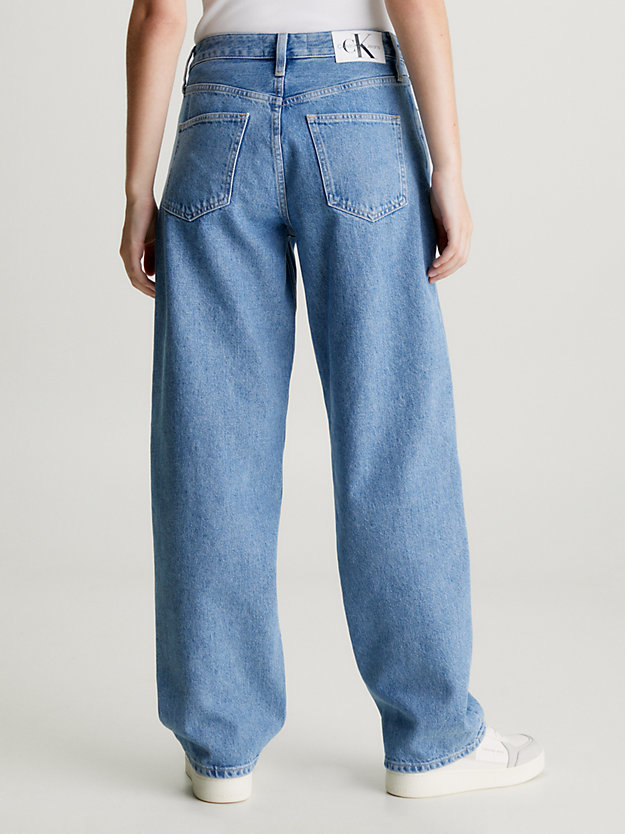 90's straight jeans denim light de mujeres calvin klein jeans