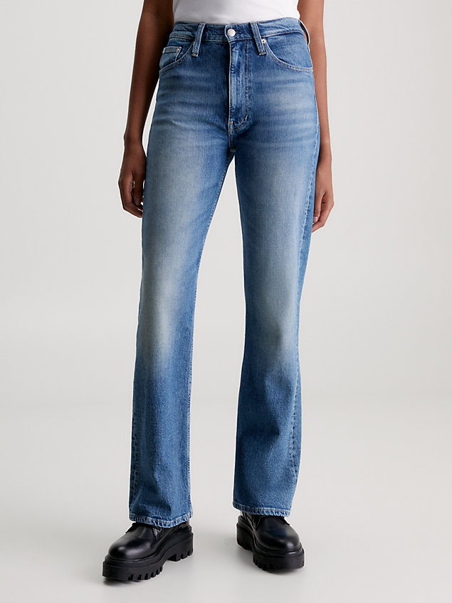jeans bootcut denim de mujeres calvin klein jeans