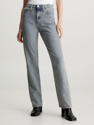 High Rise Straight Jeans Calvin Klein®