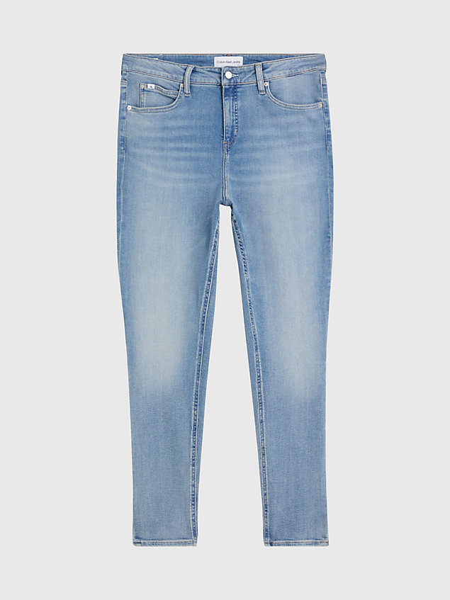 high rise skinny jeans plus size denim da donna calvin klein jeans