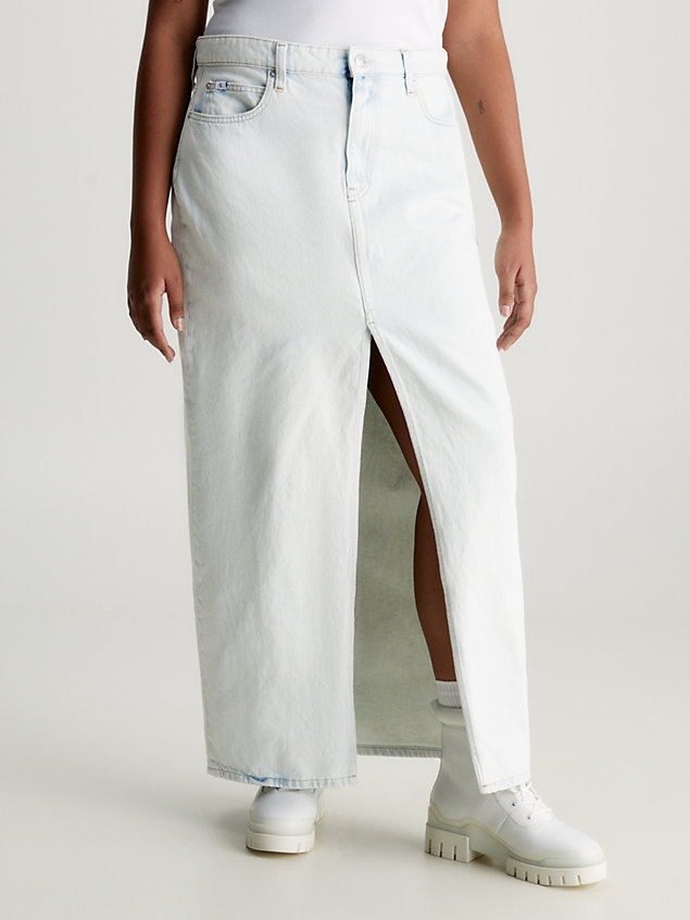 denim denim maxi skirt for women calvin klein jeans