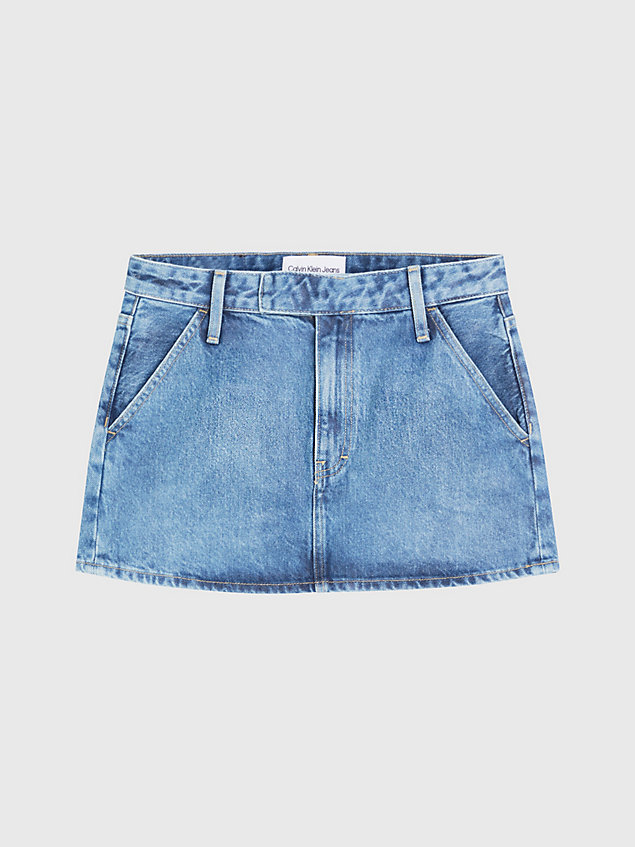 denim denim micro mini skirt for women calvin klein jeans