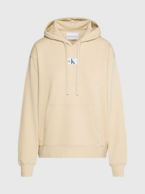 Oversized Cotton Terry Hoodie Calvin Klein®