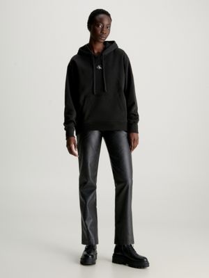 Oversized Cotton Terry Hoodie Calvin Klein®