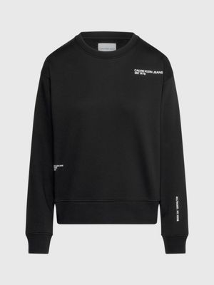 Calvin klein multi logo on sale sweatshirt