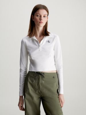 Calvin klein outlet women's polo shirt