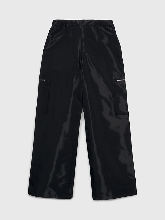 black straight cargo pants for women calvin klein jeans