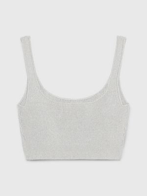 Rib-Knit Bralette Top