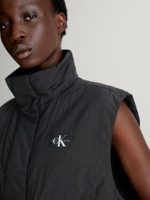 Calvin klein black vest hot sale womens