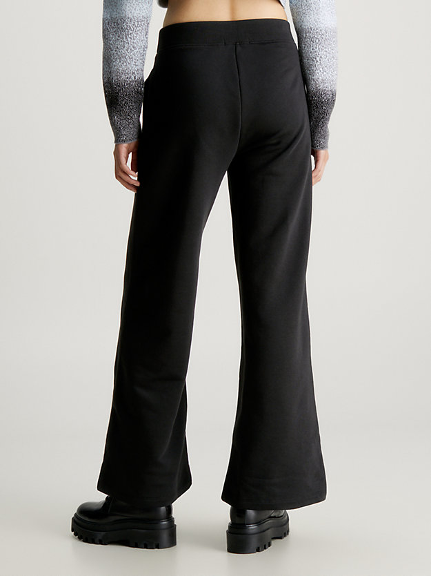 ck black relaxed joggingbroek van badstofkatoen voor dames - calvin klein jeans