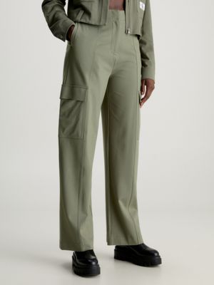 High Rise Corduroy Cargo Pants Calvin Klein®