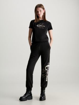 Cotton-blend Joggers - Black - Ladies