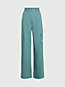 goblin blue straight cotton cargo pants for women calvin klein jeans