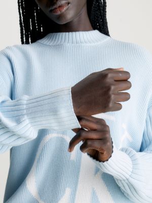 Pull monogramme relaxed en coton Calvin Klein® J20J222631CYR