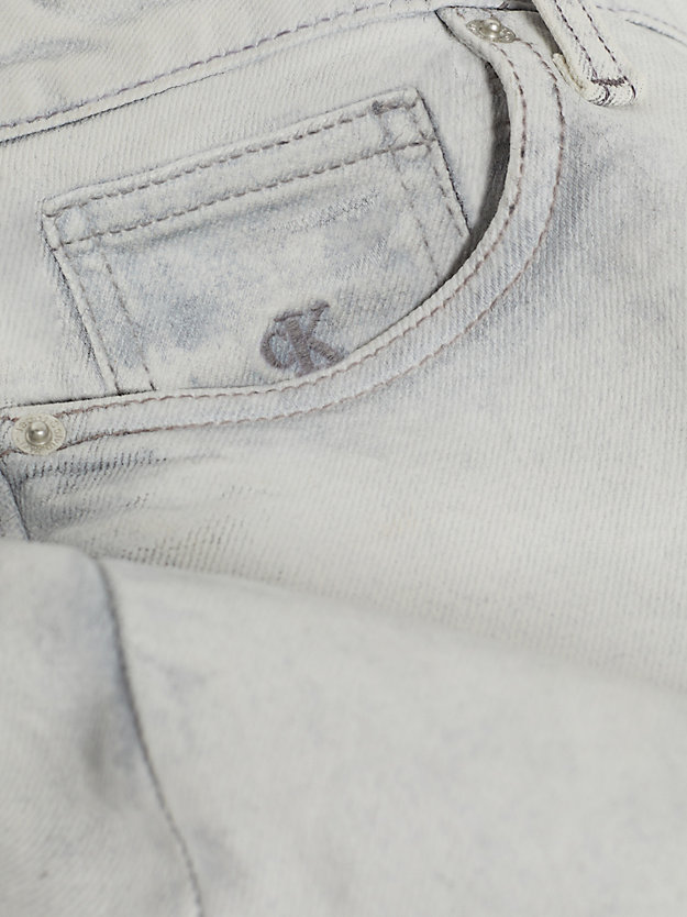 denim light gecoate denim minirok voor dames - calvin klein jeans