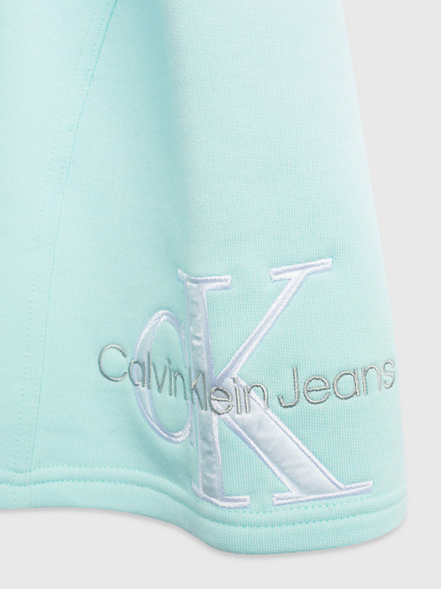 spring mint terry fleece mini skirt for women calvin klein jeans