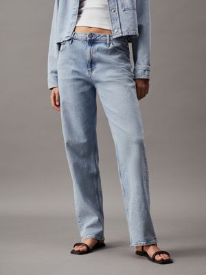 カルバンクライン Calvin Klein Womens White Denim Mid-Rise Cropped Straight Leg  Jeans 10 レディース - パンツ