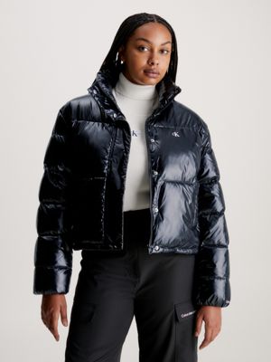 Cropped High Shine Puffer Jacket Calvin Klein® | J20J222710BEH