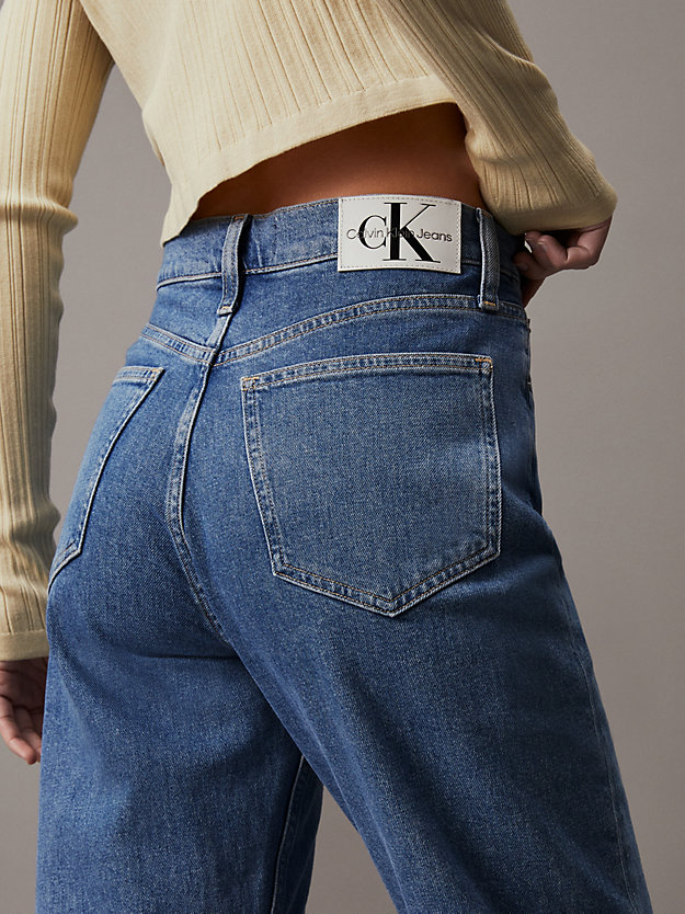 denim light authentic slim straight jeans for women calvin klein jeans