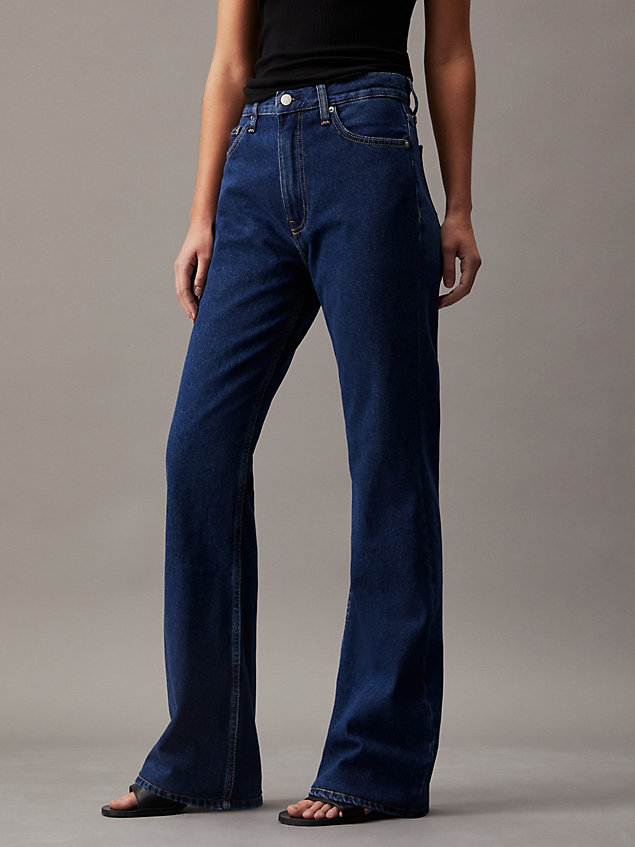 jean bootcut authentique denim pour femmes calvin klein jeans
