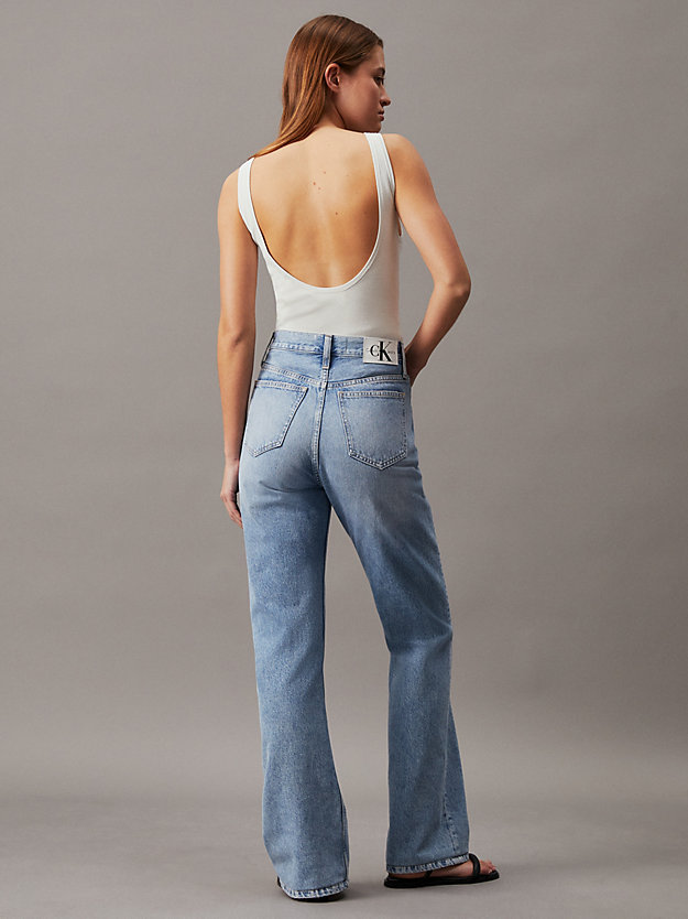 denim light authentieke bootcut jeans voor dames - calvin klein jeans