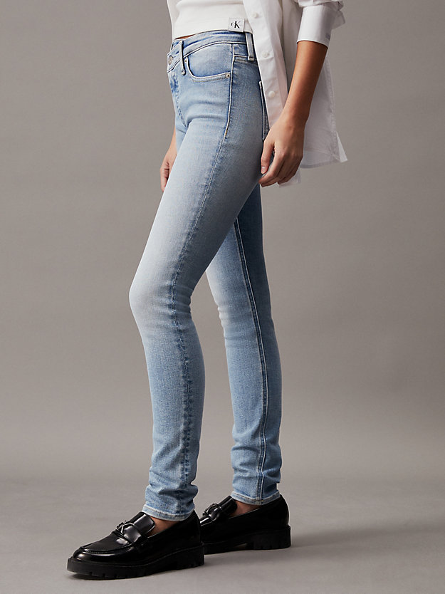 denim dark mid rise skinny jeans for women calvin klein jeans