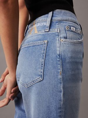 denim light mom jeans for women calvin klein jeans